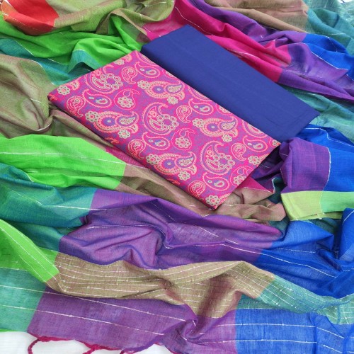 আড়ং স্লাব কটন থ্রি পিস
