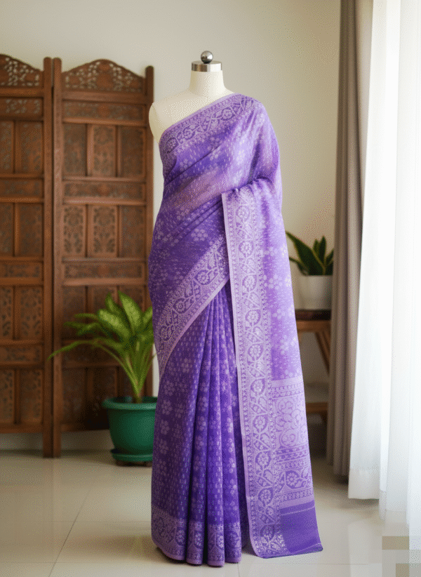 80 Count Jamdani Saree
