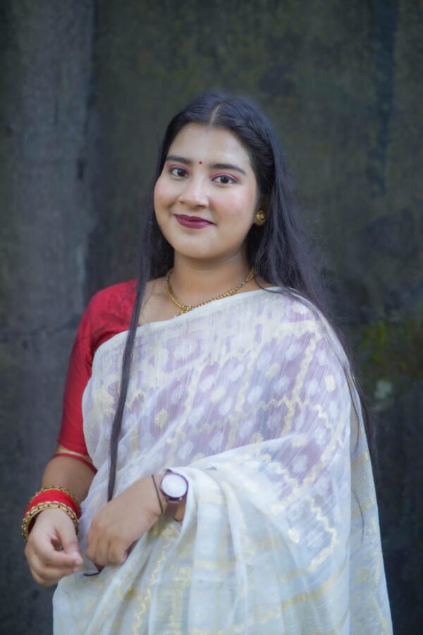 90 Count Jamdani Saree - Image 3