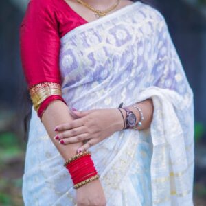 90 Count Jamdani Saree