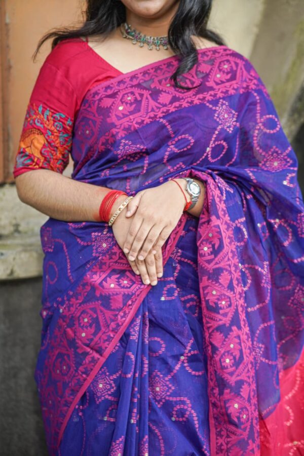 84 Count Jamdani Saree - Image 5