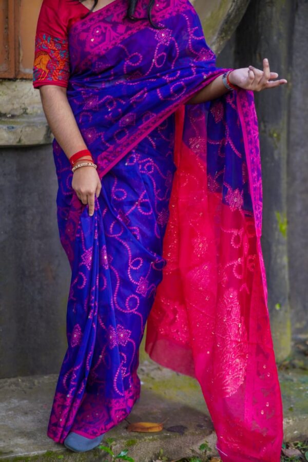 84 Count Jamdani Saree - Image 4