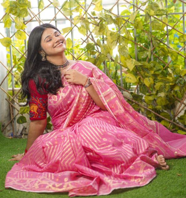 90 Count Jamdani Saree