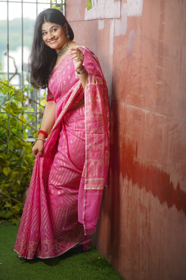 90 Count Jamdani Saree - Image 4