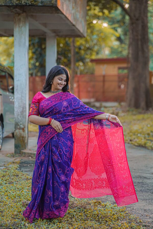 84 Count Jamdani Saree - Image 7